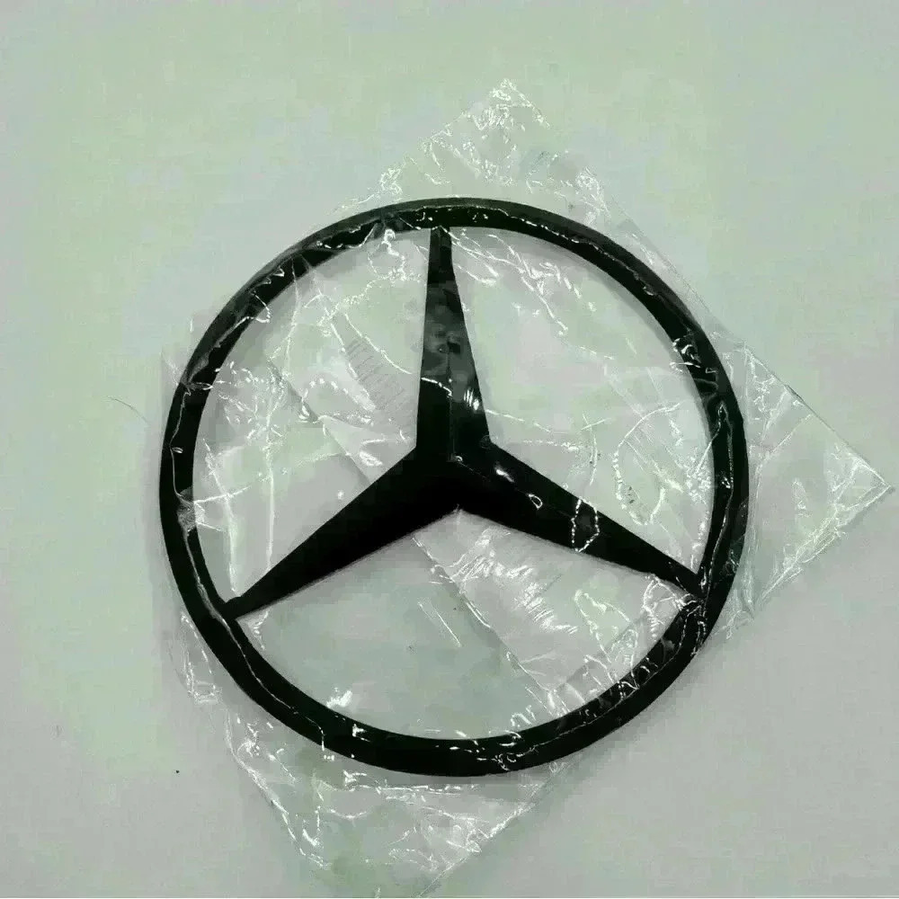 Mercedes Benz emblem Badge Black Matte